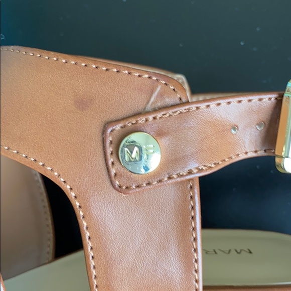 Marc Fisher Tan Wedge Sandals - Picture 8 of 8